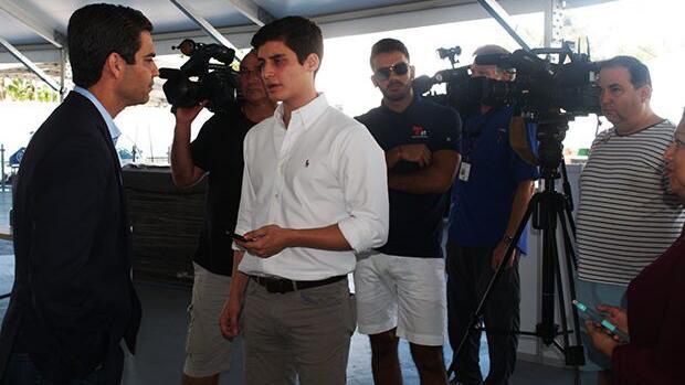 Rodrigo Pecchio y Francis Suarez